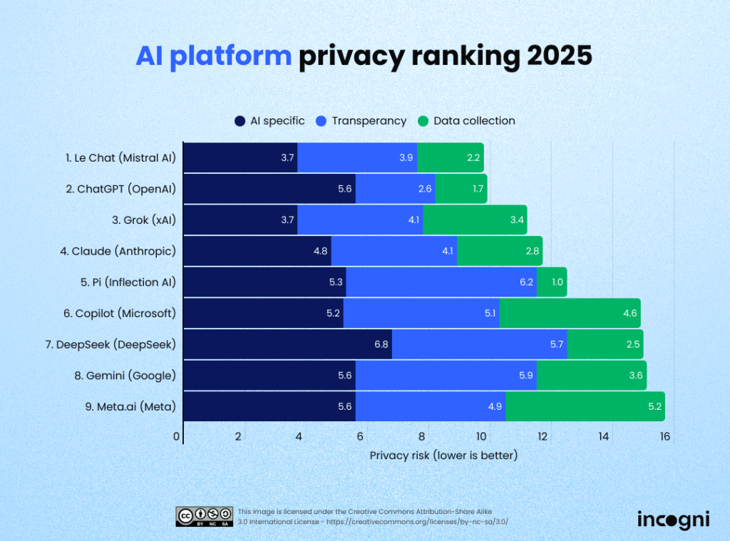 Open full privacy ranking report AI platform privacy ranking 2025
